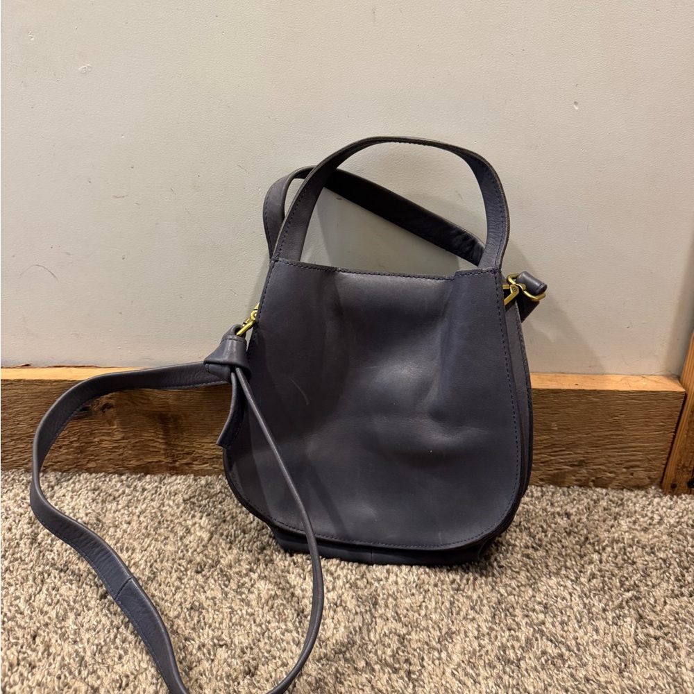 Madewell Dark Purple/Gray Crossbody Bag
